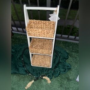 3 tier basket storage stand